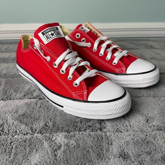 Converse Shoes - Converse Chuck Taylor All Star Ox Red Unisex Mens M 9.5 Womens W 11.5 NIB M9696